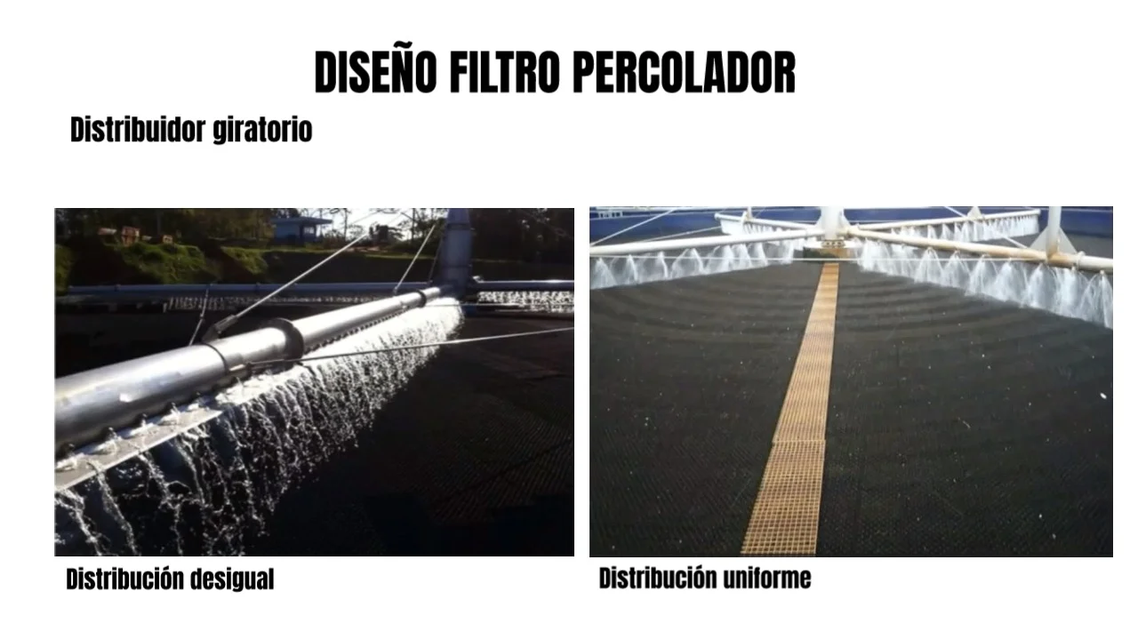 Distribuidor filtro percolador